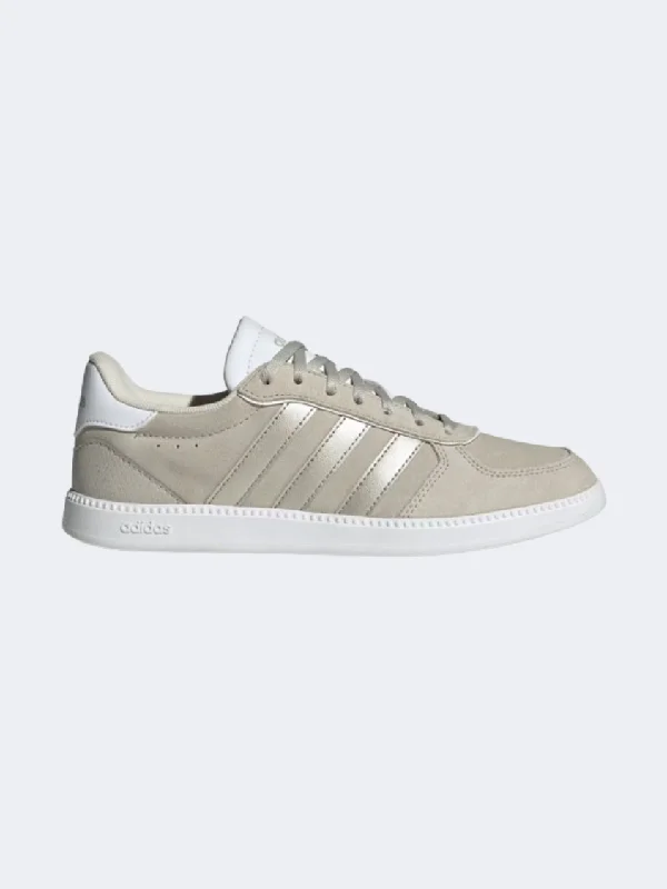 Adidas Breaknet Sleek Women Sportswear Shoes Putty Grey/Aluminium