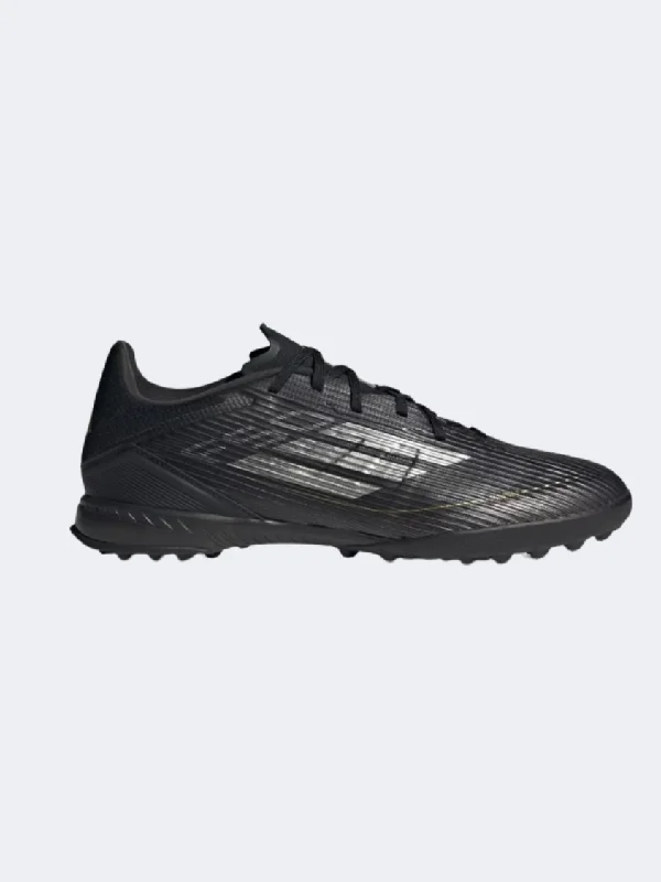 Adidas F50 League Men Turf Shoes Black/Iron/Gold