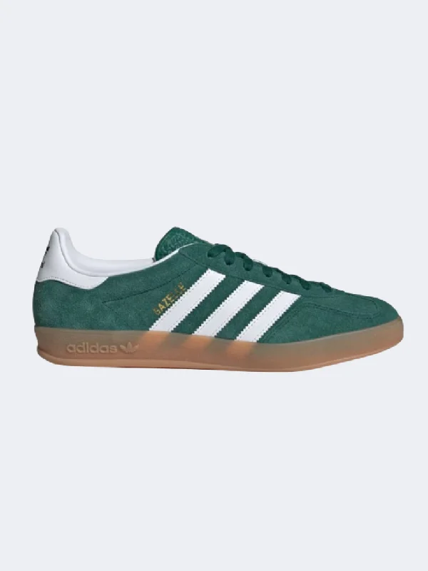 Adidas Gazelle Indoor Men Original Shoes Green/White/Gum