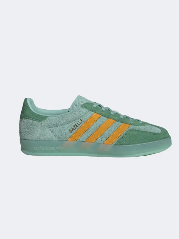 Adidas Gazelle Indoor Women Original Shoes Green/Yellow