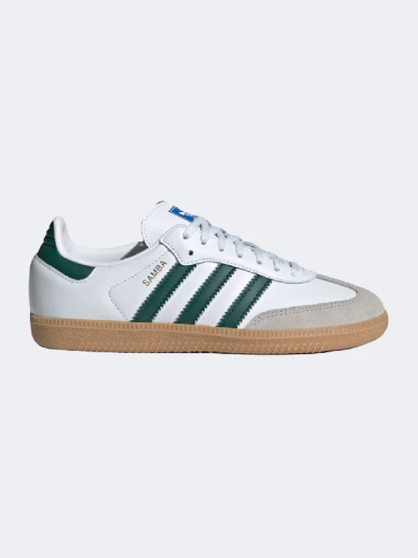 Adidas Samba Og Gs Original Shoes White/Green/Gum