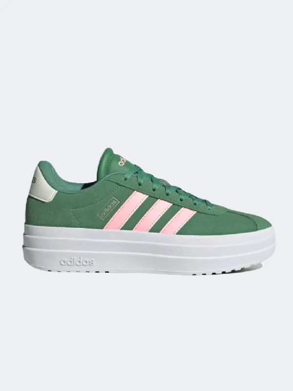 Adidas Vl Court Bold Women Sportswear Shoes Green/Pink/Ivory