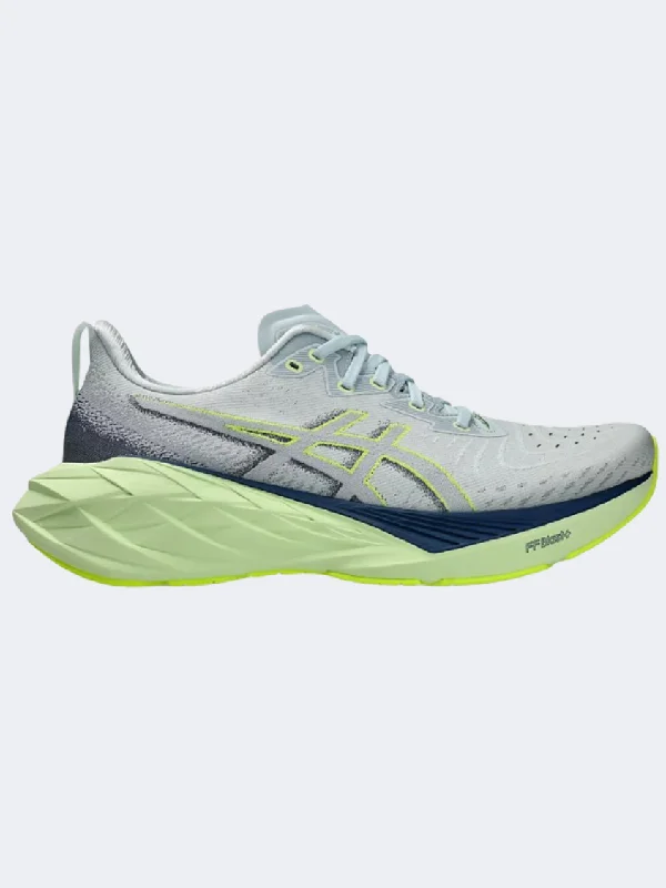 Asics Novablast 4 Men Running Shoes Grey/Blue