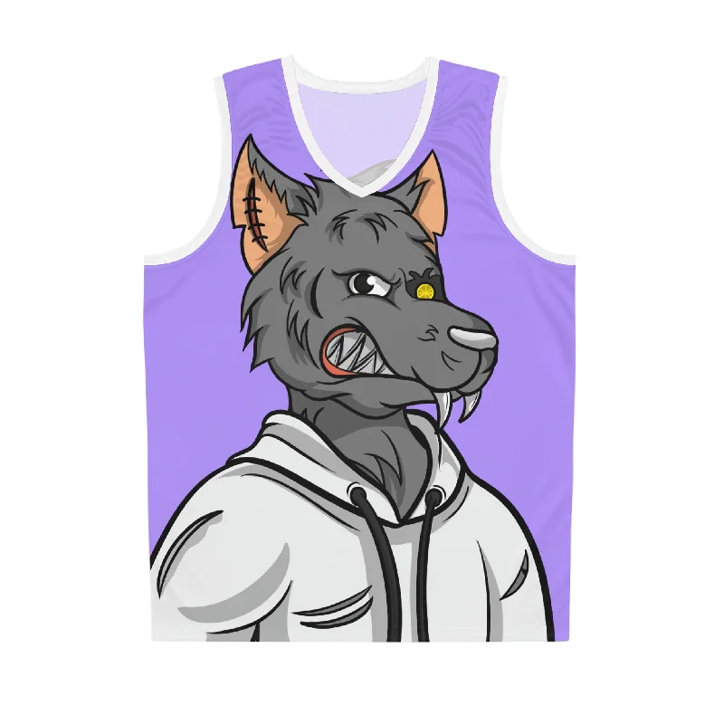 Fitness Grey Wolf Basketball Jersey