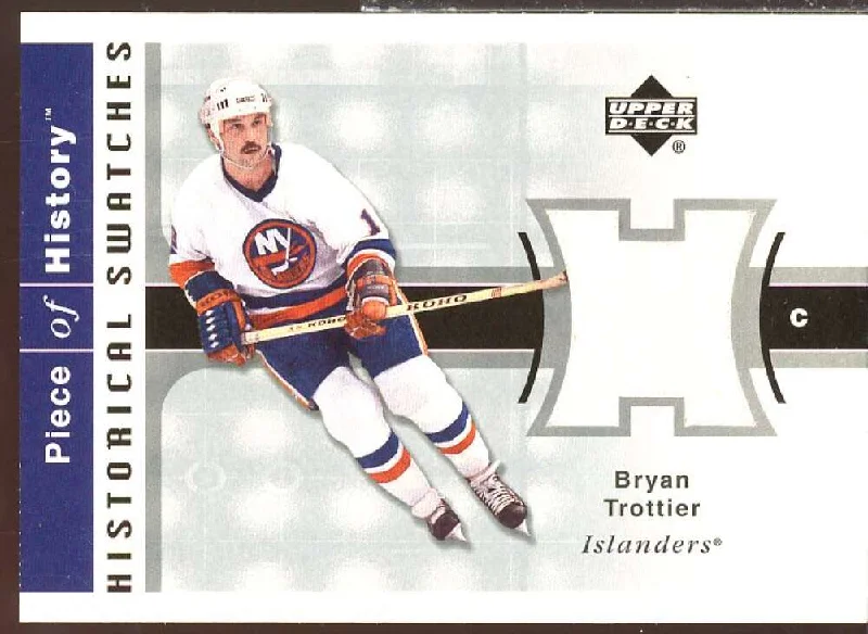 Bryan Trottier 2002-03 UD Piece of History Historical Swatches Jerseys #HSBT