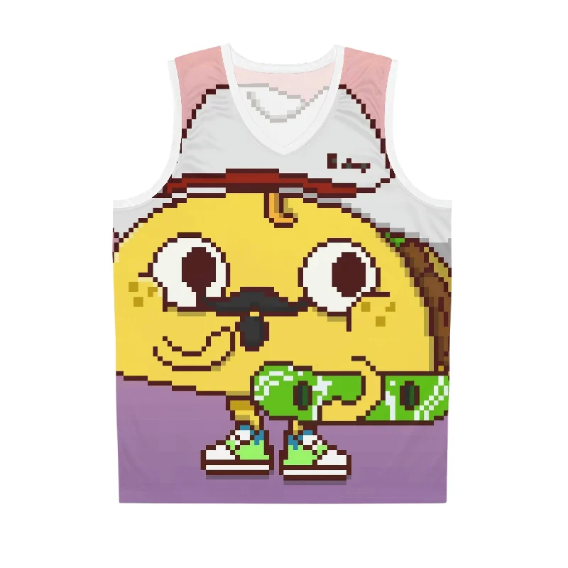 Cowboy Taco Snowboard Bored Basketball Jersey