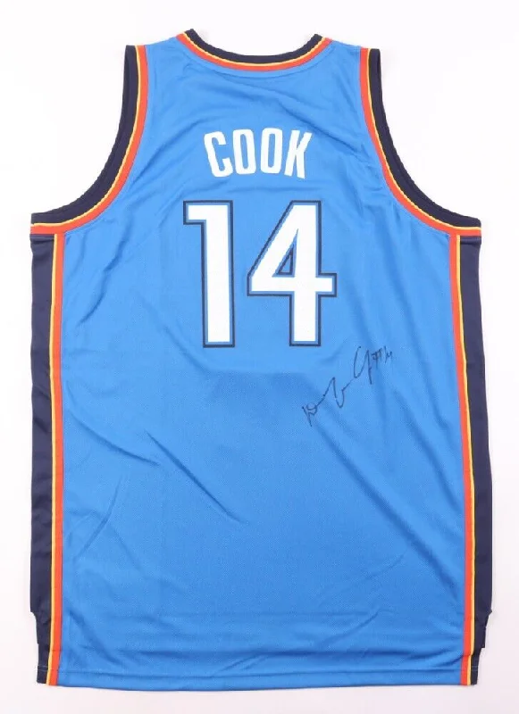 Daequan Cook Signed Oklahoma City Thunder Jersey (JSA COA) 2007 1st Round Pick