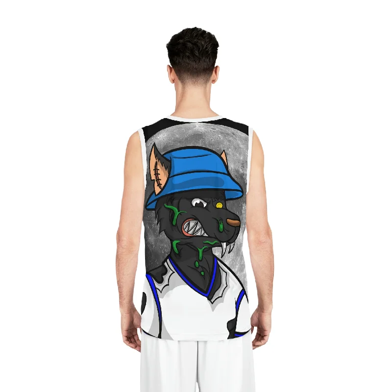 Full Moon Wolf Basketball Jersey