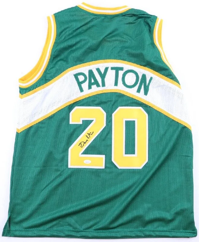 Gary Payton Signed Seattle Supersonics Jersey (JSA) 2006 NBA Champ / Point Guard