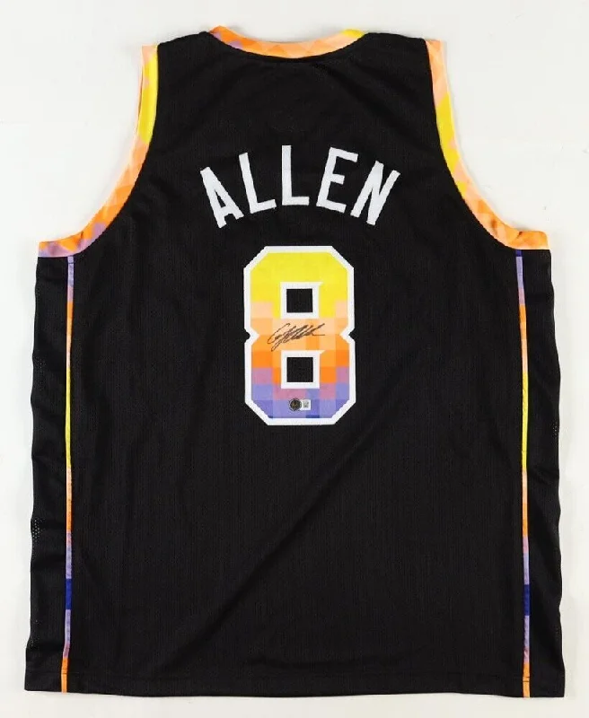 Grayson Allen Signed Phoenix Suns Jersey /Beckett/2015 NCAA National Champs Duke