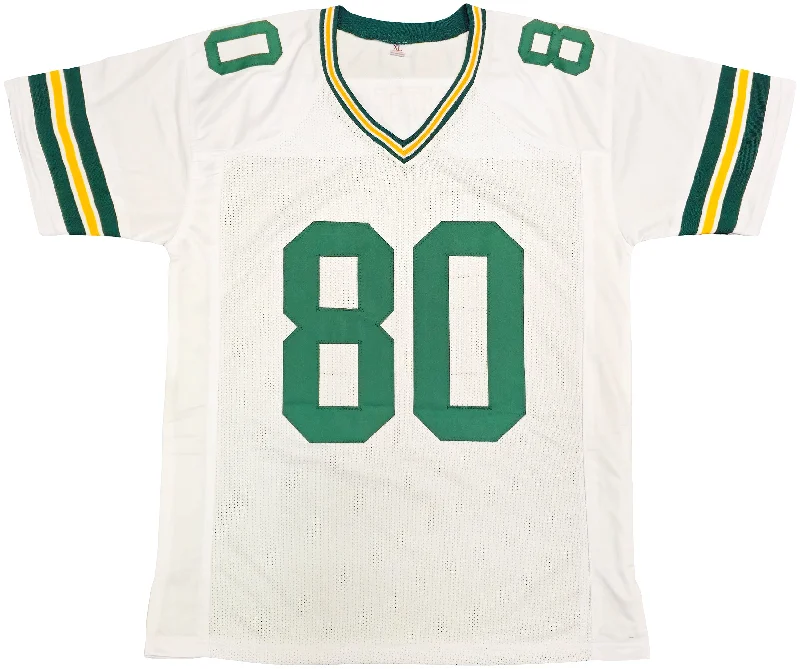 Green Bay Packers Robert Brooks Autographed White Jersey JSA Stock #234515