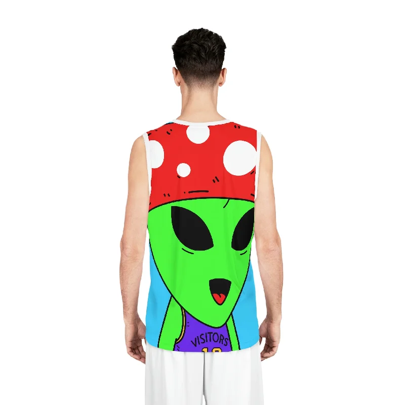 Healthy Sport Jersey Mushroom Alien Basketball Jersey