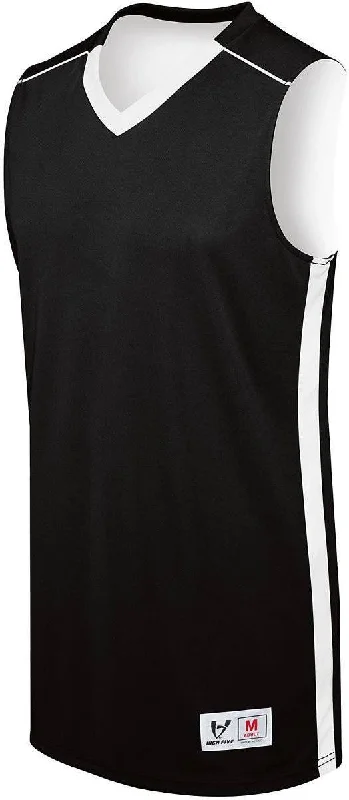 High Five 332400 Adult Reversible Competition Jersey  - Black White