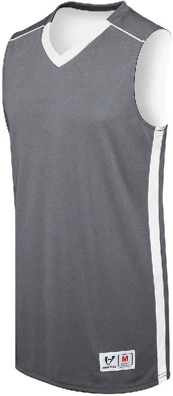 High Five 332400 Adult Reversible Competition Jersey  - Graphite White