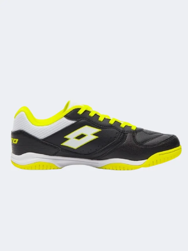 Lotto Tacto 300 Vii Men Indoor Shoes Black/Yellow/White