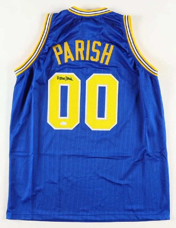 Robert Parish Signed Oakland Warriors Throwback Jersey (JSA) G.S.1st Rnd Pk 1976