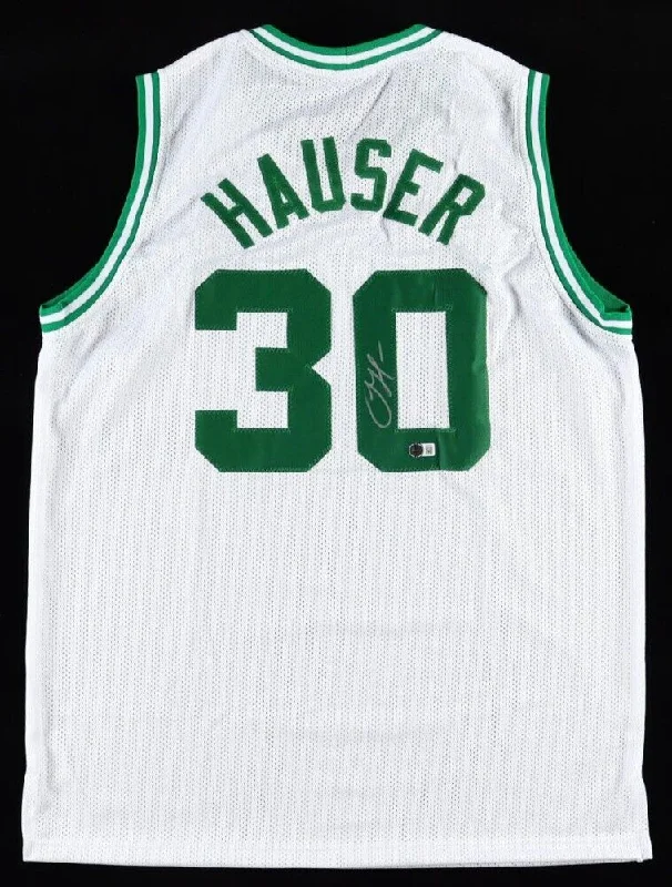 Sam Hauser Signed Boston Celtics White Home Jersey (Beckett) Celts Small Forward