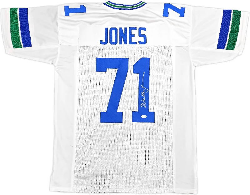 Seattle Seahawks Walter Jones Autographed White Jersey JSA Stock #234533