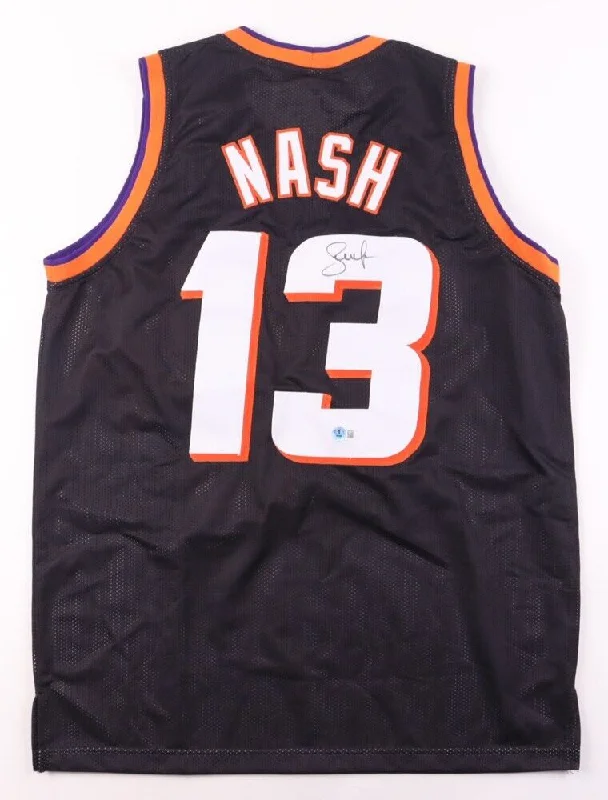 Steve Nash Signed Phoenix Suns Jersey (Beckett) 8xNBA All Star / 2xNBA MVP