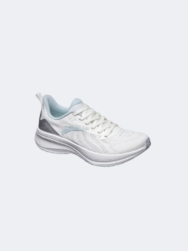 Anta Basic Women Running Shoes White/Silver/Blue