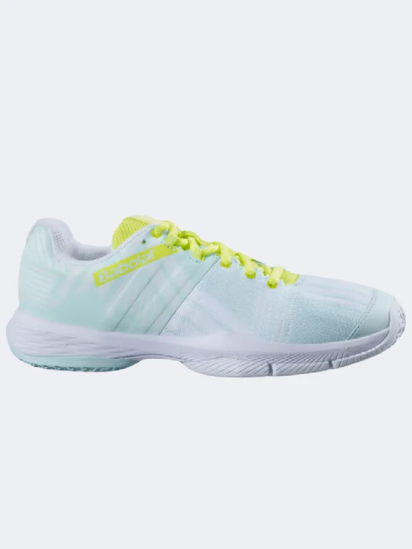 Babolat Sensa Women Padel Shoes Blue/Sulphur