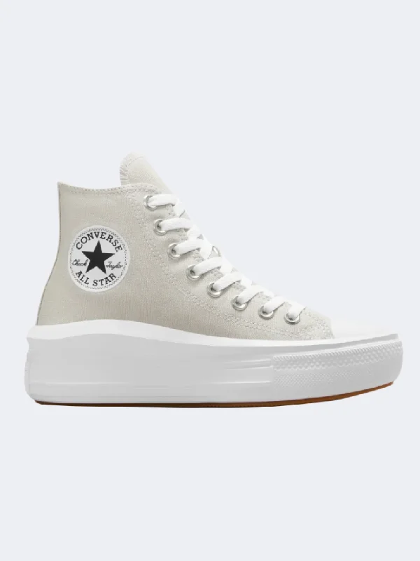 Converse Chuck Taylor All Star Move Seasonal Women Lifestyle Shoes Fossilize Grey/White