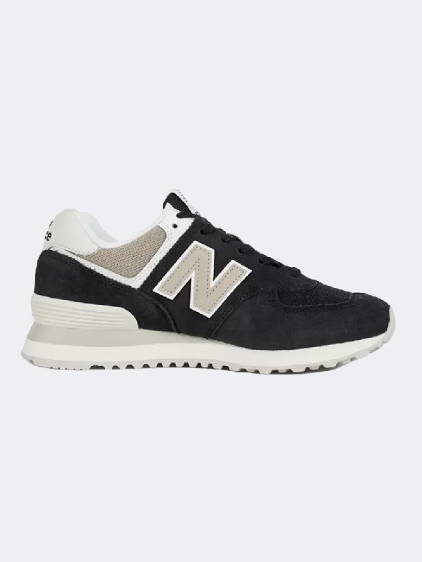 New Balance 574 Women Lifestyle Shoes Black/Beige