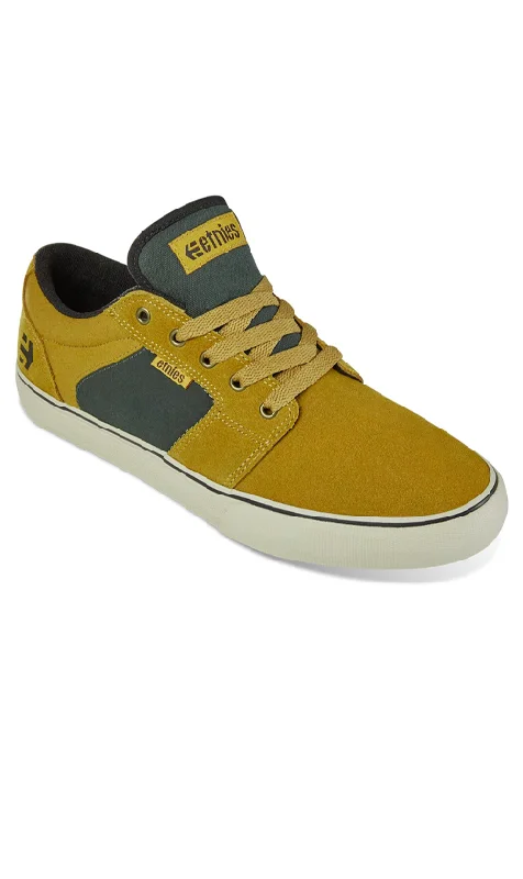 Etnies Barge LS Shoes Tan/Green