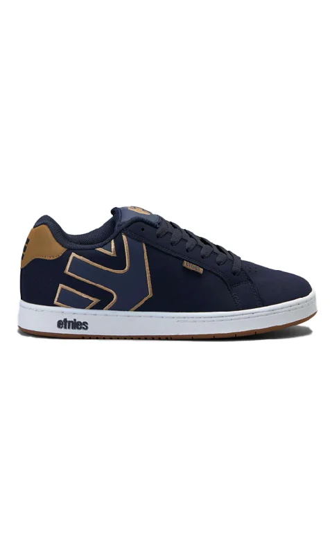 Etnies Fader Mens Shoes Navy/Tan