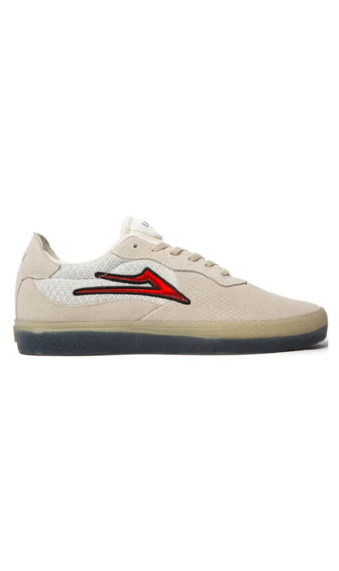 Lakai Essex Suede Mens Shoes White/Red