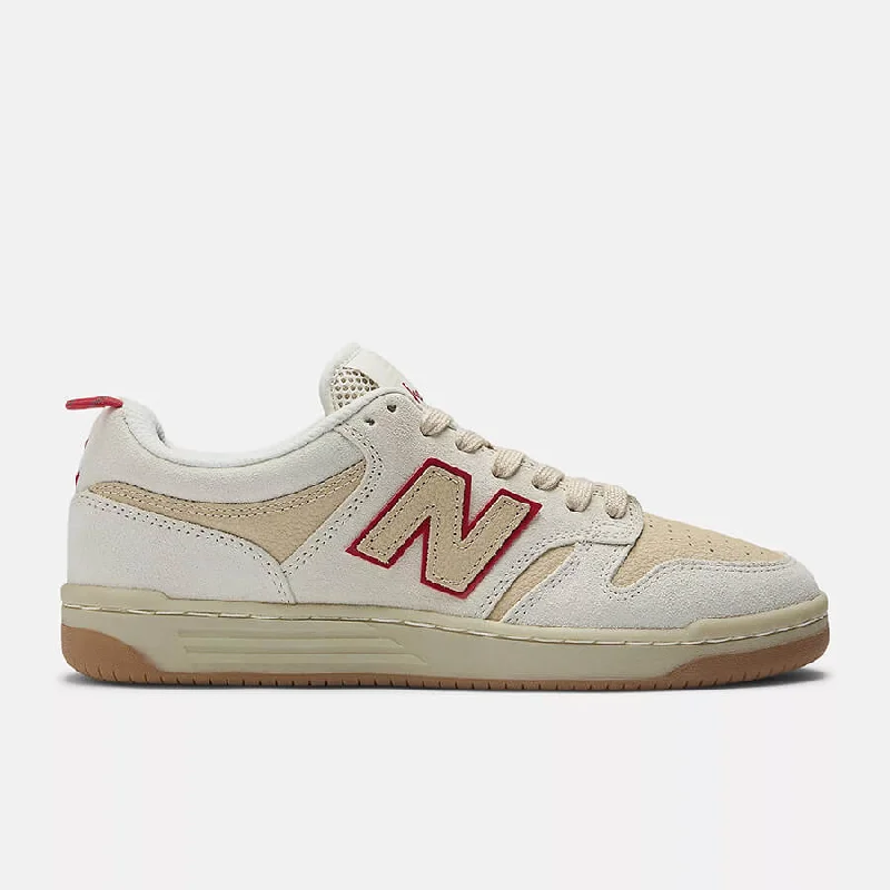 New Balance Numeric 480 x Chocolate  (White/Red)