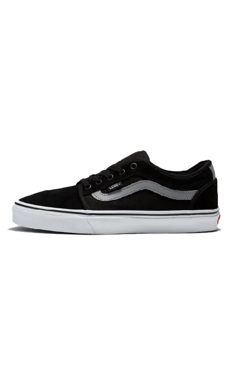 Vans Chukka Low Sidestripe Mens Shoes Black/Grey/White