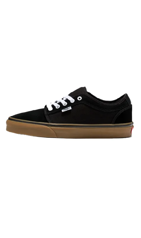 Vans Skate Chukka Low Mens Shoes Black/Black/Gum