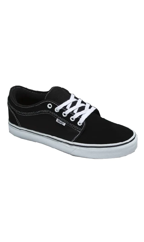 Vans Skate Chukka Low Mens Shoes Black/White