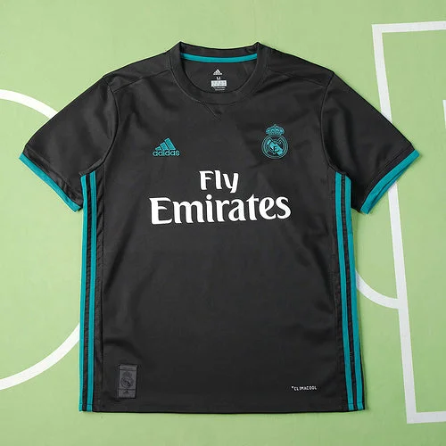 17/18 Real Madrid Black Retro Jersey