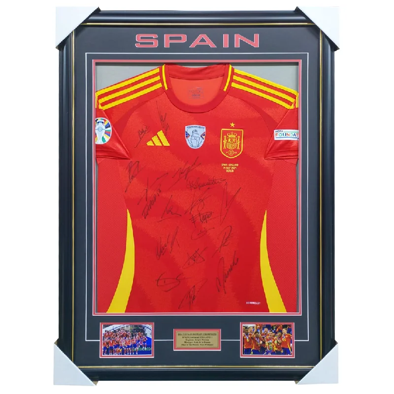 2024 European Champions Team Signed Jersey Framed - 5999