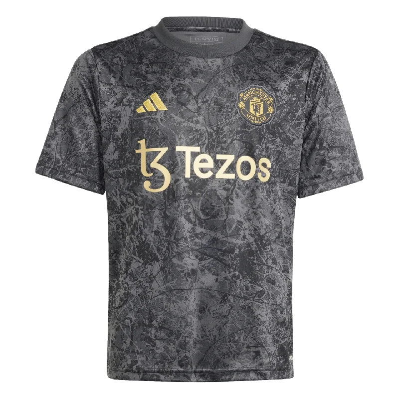 Adidas Manchester United Stone Roses Youth Pre-Match Jersey