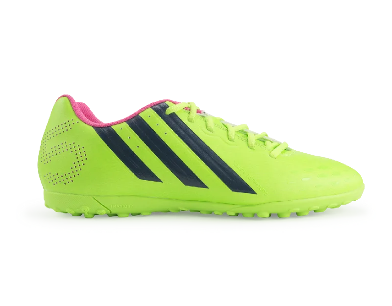 adidas Men's Freefootball X-ite Indoor Soccer Shoes  Neon Green/Rich Blue