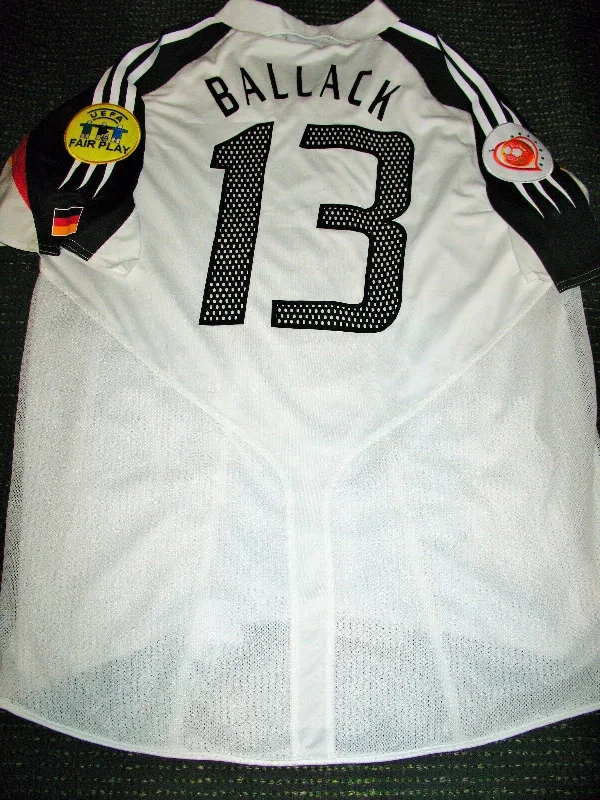 Ballack Germany 2004 EURO MATCH ISSUED Jersey Spielertrikot Deutschland L