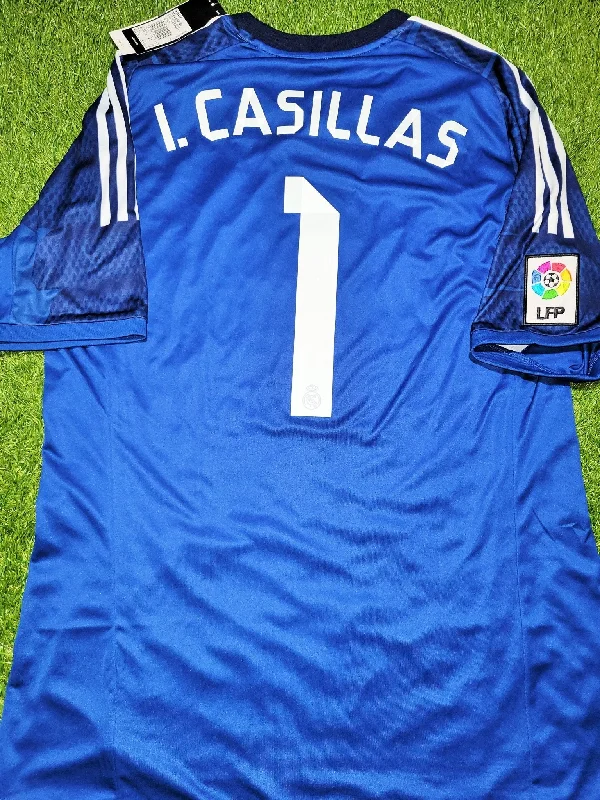 Casillas Real Madrid 2014 2015 GK Soccer Jersey Shirt BNWT L SKU# S05454