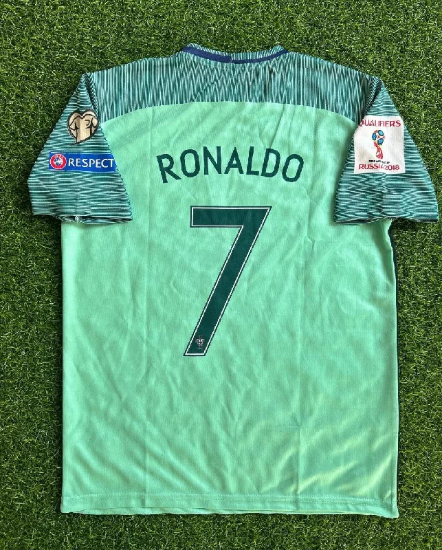 Cristiano Ronaldo 2018 World Cup Retro Jersey