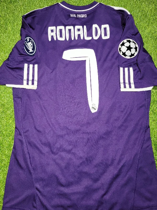 Cristiano Ronaldo Real Madrid 2010 2011 UEFA Third Soccer Jersey Shirt M SKU# P95678