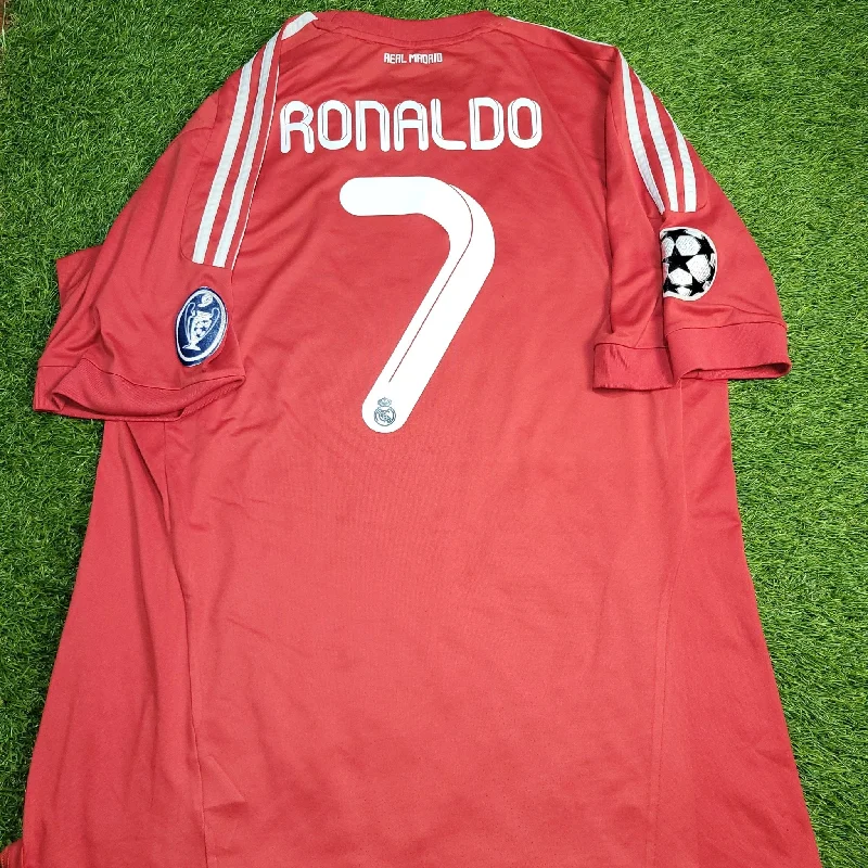 Cristiano Ronaldo Real Madrid 2011 2012 UEFA Soccer Third Jersey Shirt XL SKU# V13597