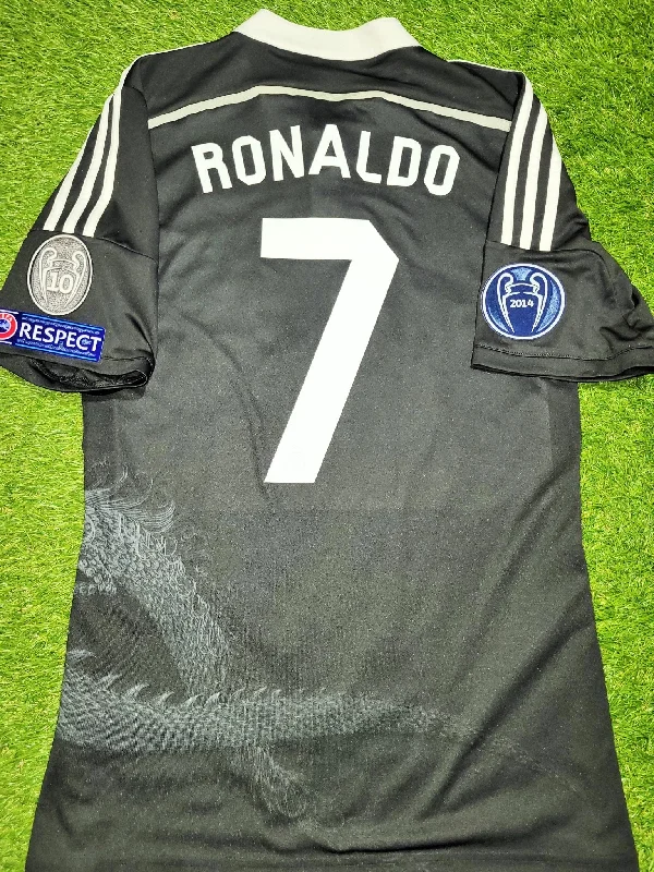 Cristiano Ronaldo Real Madrid 2014 2015 Dragon Y-3 Yamamoto UEFA Third Soccer Jersey Shirt M SKU# F49264