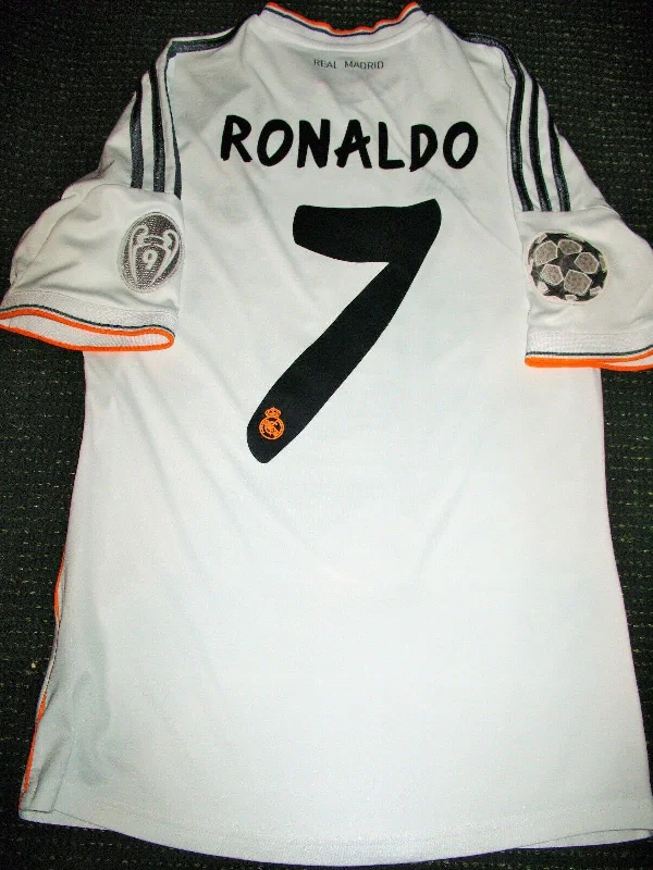 Cristiano Ronaldo Real Madrid UEFA 2013 2014 Jersey Camiseta Shirt S