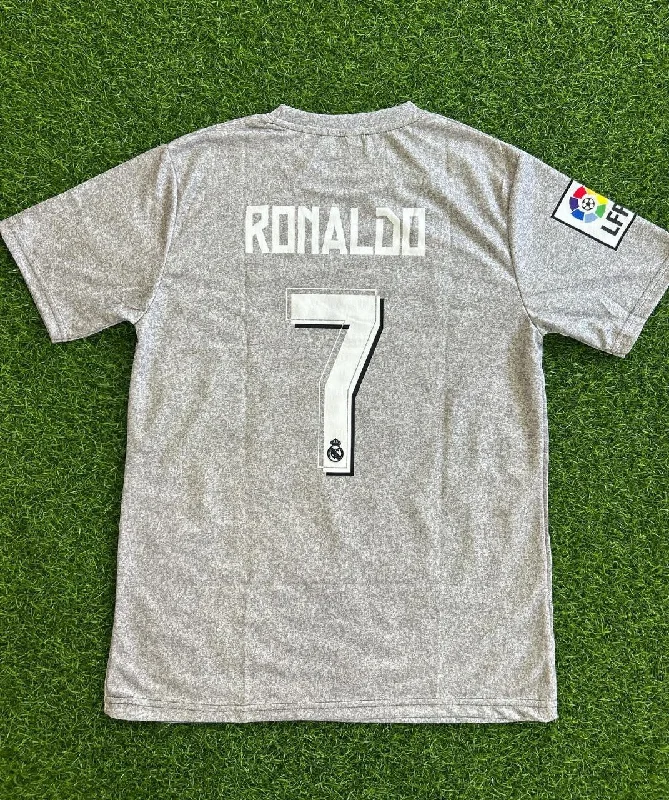 Cristiano Ronaldo Real Madrid White Retro Jersey