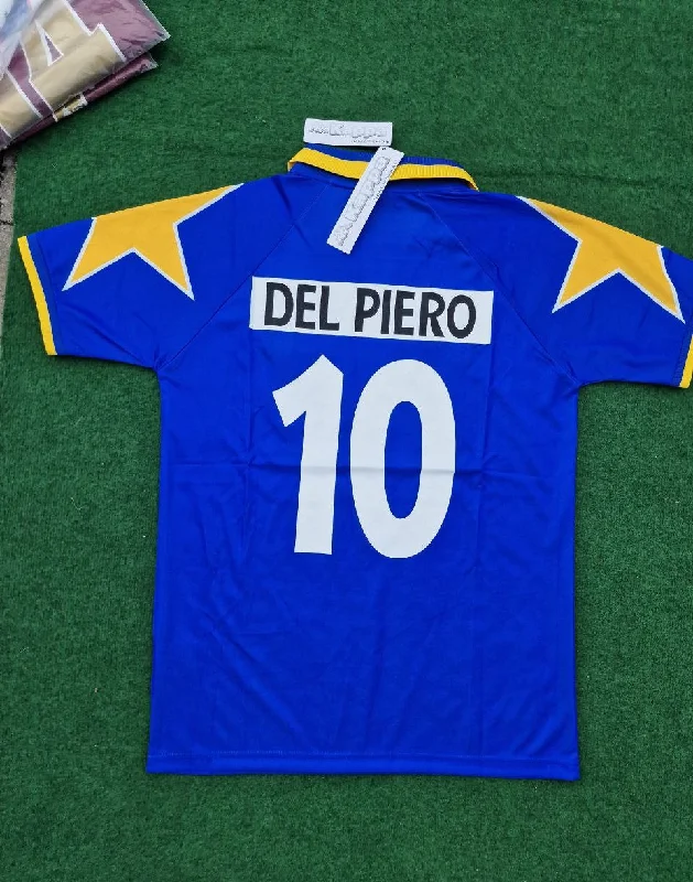 Del Piero Juventus Blue Retro Football Jersey