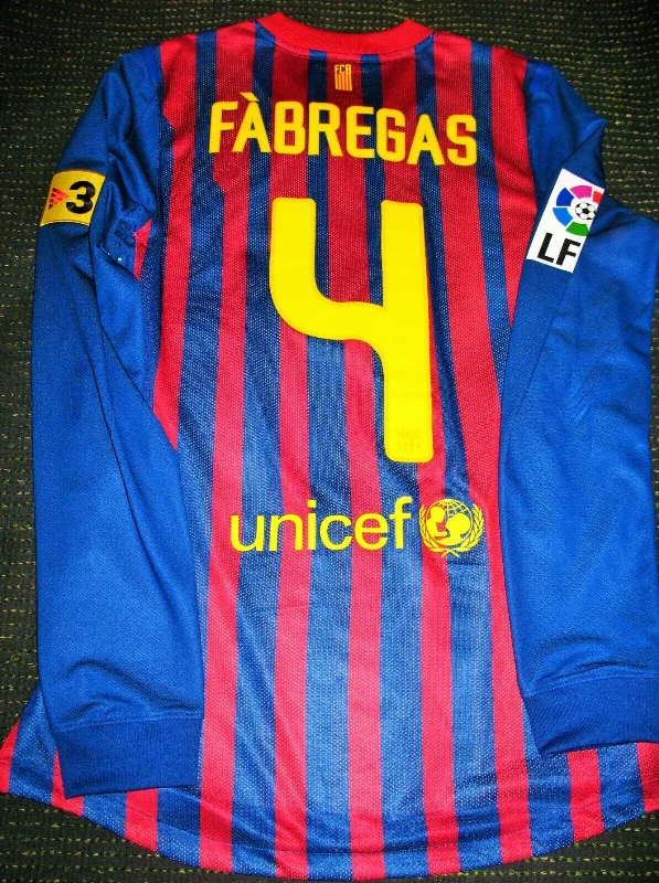 Fabregas Barcelona MATCH ISSUED 2011 2012 Jersey Shirt Camiseta M