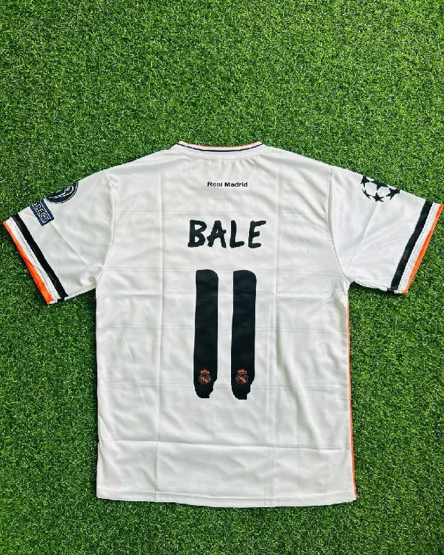 Gareth Bale 2014 Real Madrid White Retro Jersey