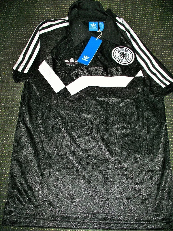 Germany Adidas Originals 1990 World Cup Black Jersey Deutschland Trikot Shirt S BNWT